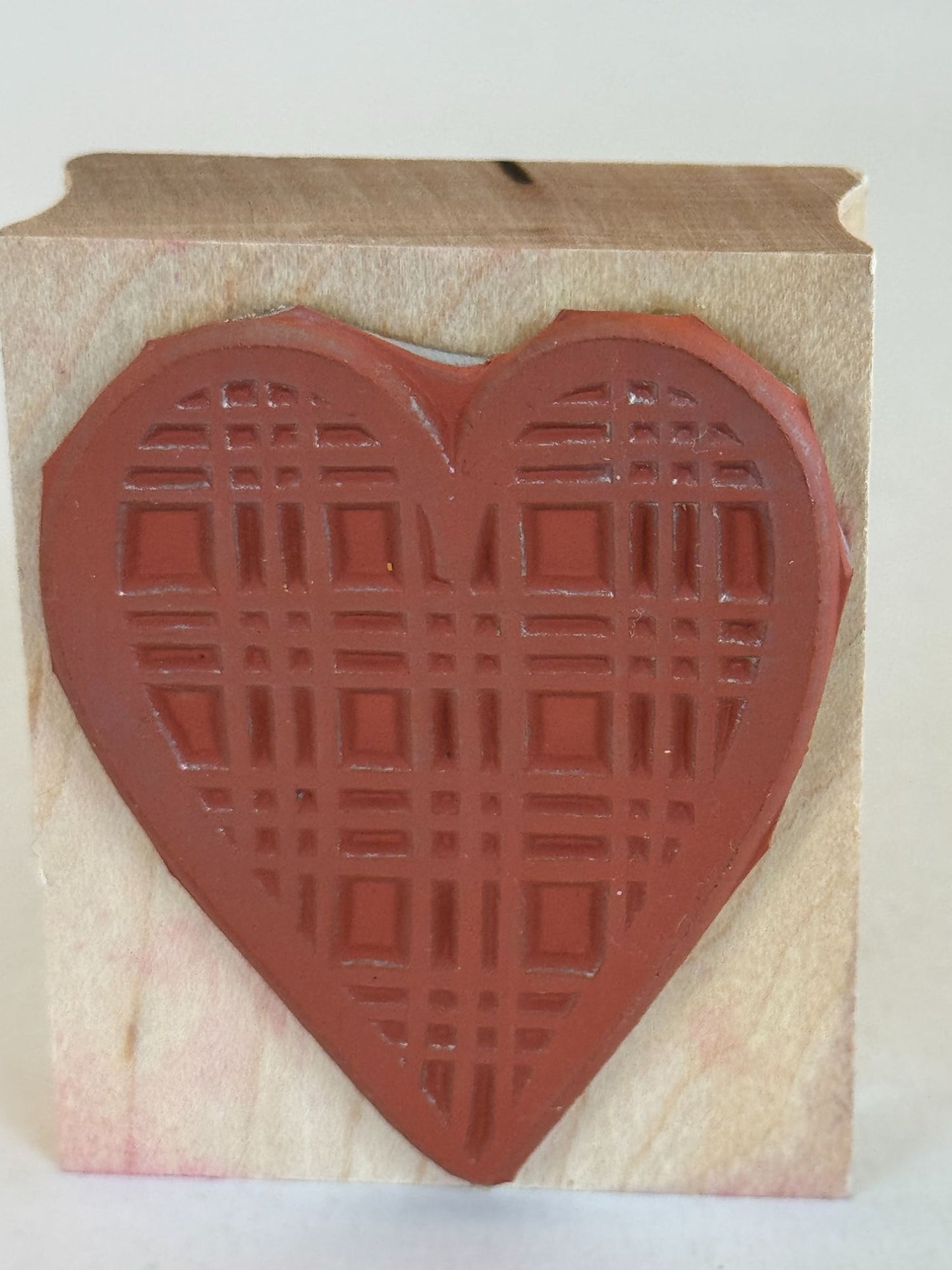 Hero Arts Rubber Stamps Heart Graphics Spiral Dot Plaid Checkerboard Card Making