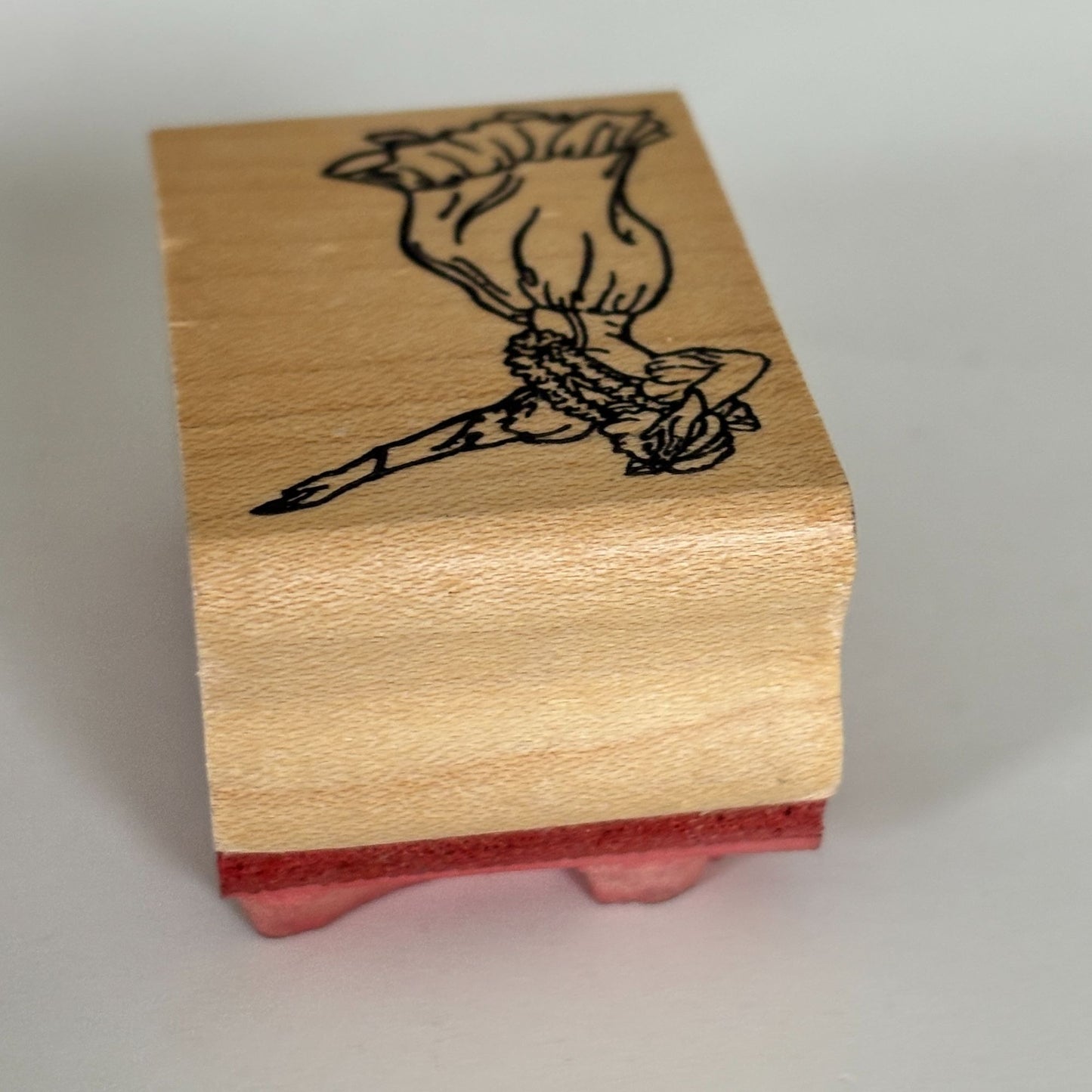 Stampettes Rubber Stamp Hawaiian Hula Dancer Dancing Hawaii Vacation Cardmaking Travel Wood Mounted