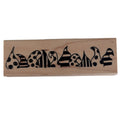 Ranger Dylusions Rubber Stamp Funky Border Abstract Pattern Trim Scrapbook Retro Y2K Craft