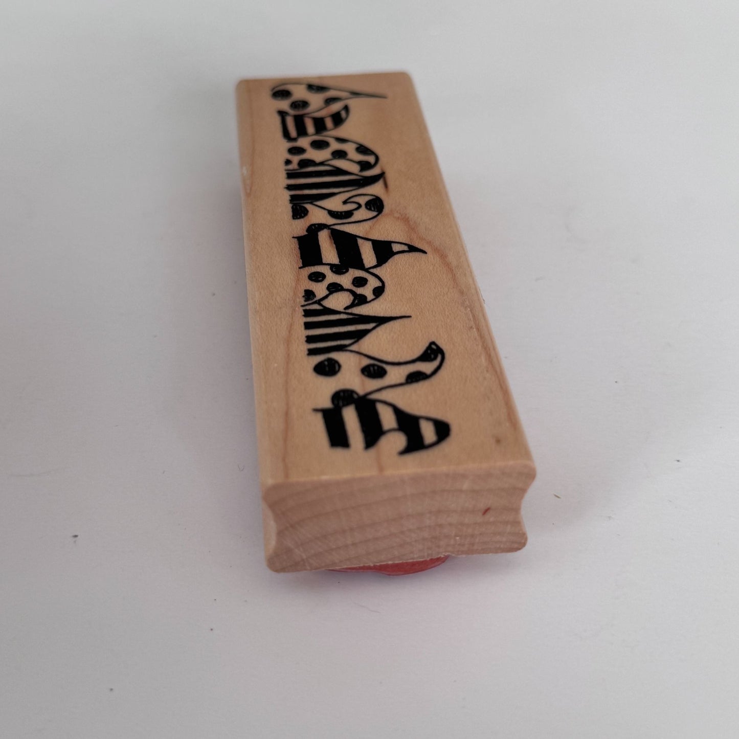 Ranger Dylusions Rubber Stamp Funky Border Abstract Pattern Trim Scrapbook Retro Y2K Craft