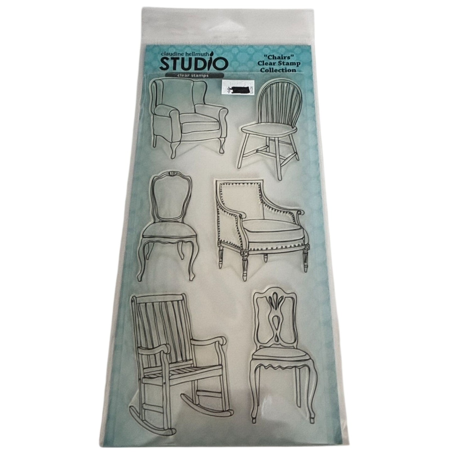 Claudine Hellmuth Studio Clear Stamps Chairs Furniture Stampers Anonymous Craft Rocking Chair Cardmaking