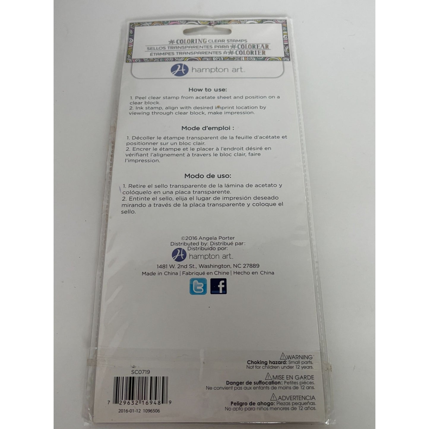 Hampton Art Coloring Clear Stamps Life with You is Good Flowers Card Making 7 pc