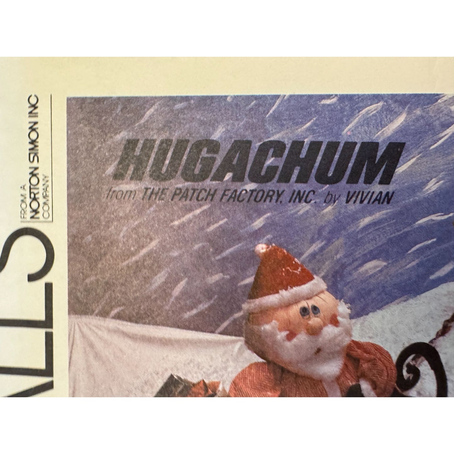 McCalls Sewing Pattern 8134 Santa Mrs Claus Elf Snowman Reindeer 80s Hugachum Uncut