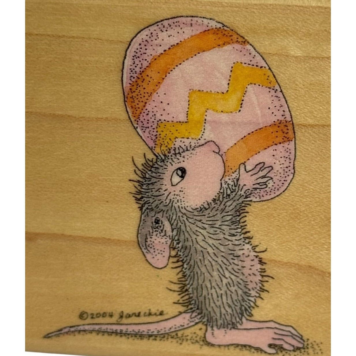 Stampabilities House Mouse Rubber Stamp Monica This Eggs For You Easter Spring
