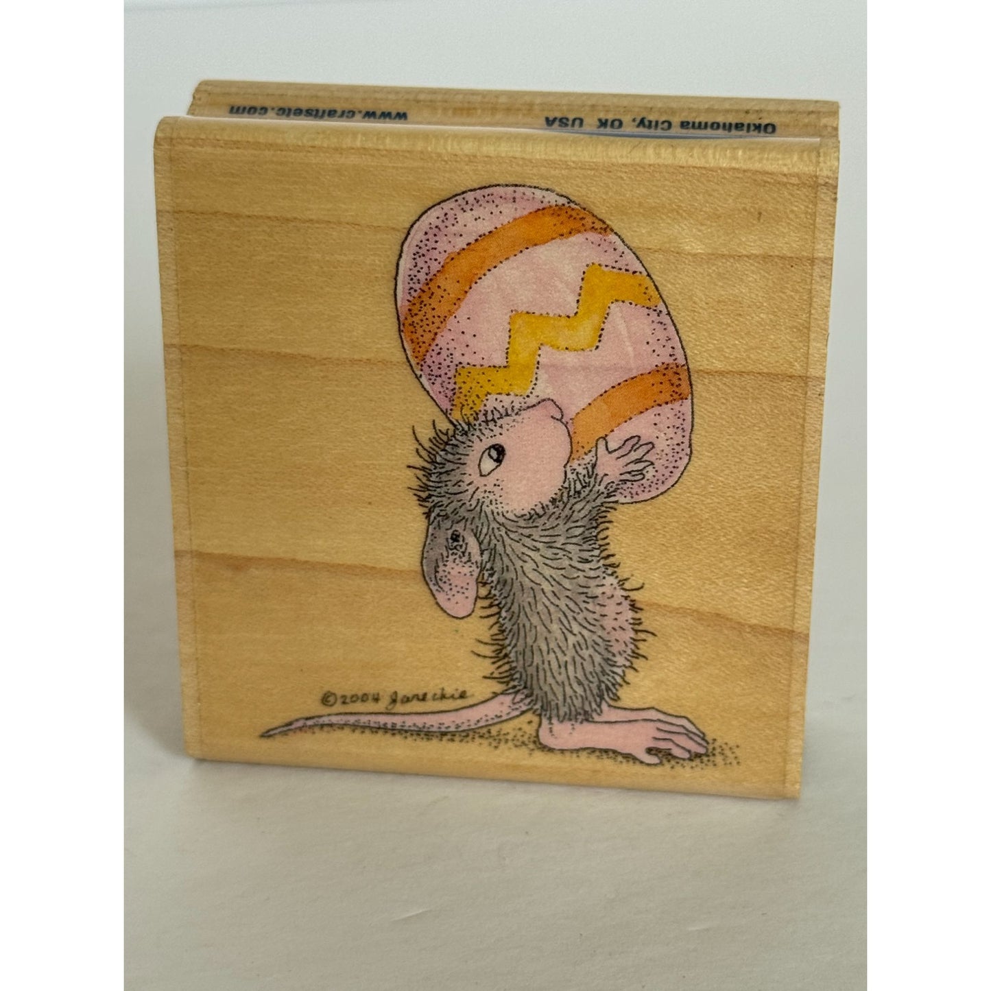 Stampabilities House Mouse Rubber Stamp Monica This Eggs For You Easter Spring