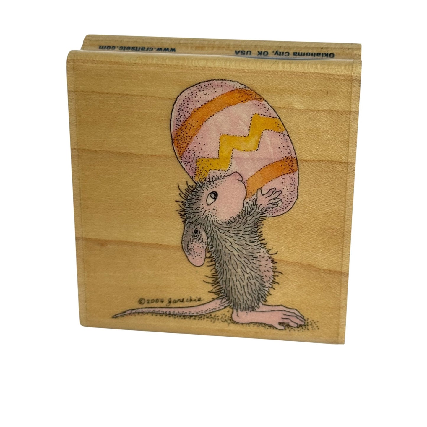 Stampabilities House Mouse Rubber Stamp Monica This Eggs For You Easter Spring