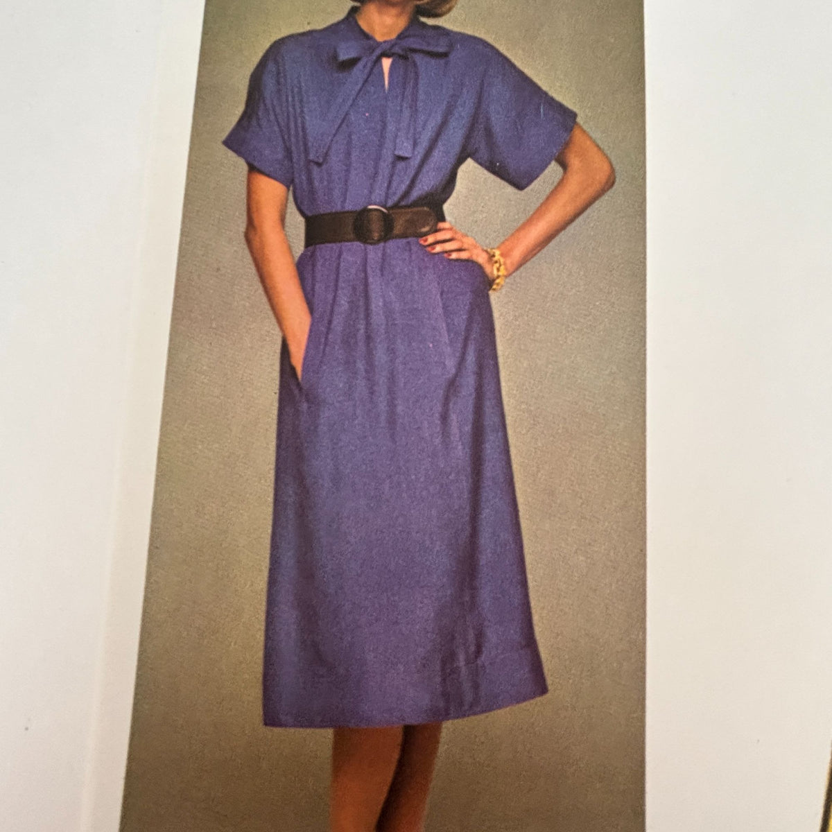 Vogue Sewing Pattern 1442 Paris Original Givenchy 1970s Dress Tunic Pants 10 UC