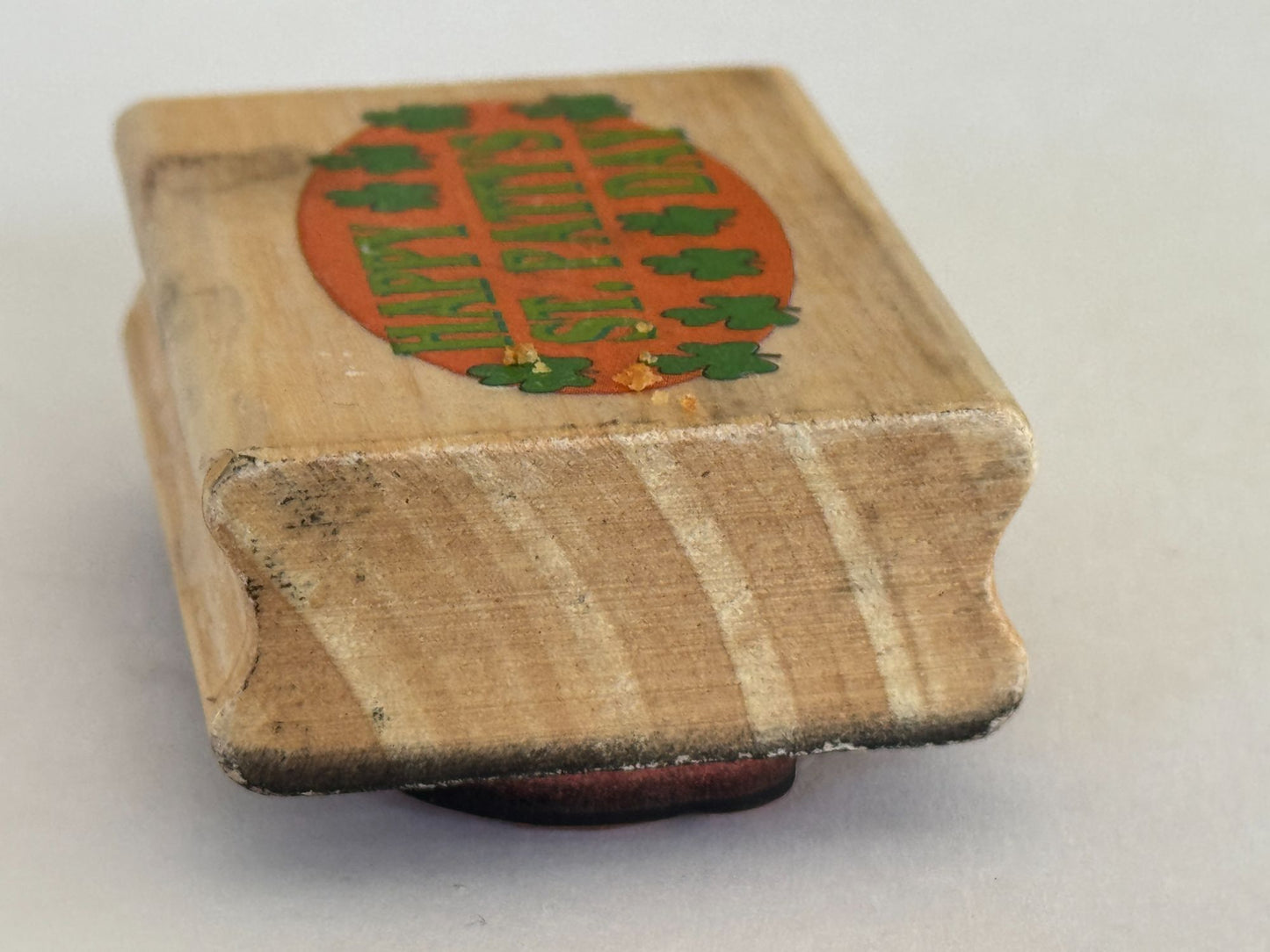 Canadian Maple Collections Rubber Stamp Happy St Pattys Day Saint Patrick Card