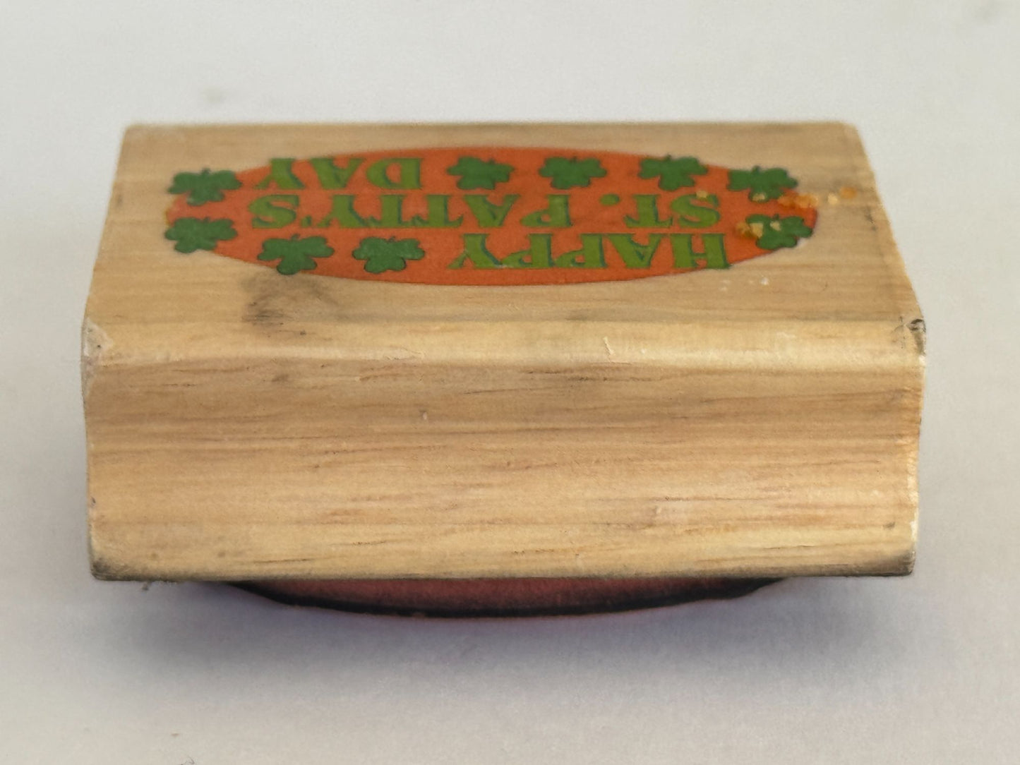 Canadian Maple Collections Rubber Stamp Happy St Pattys Day Saint Patrick Card