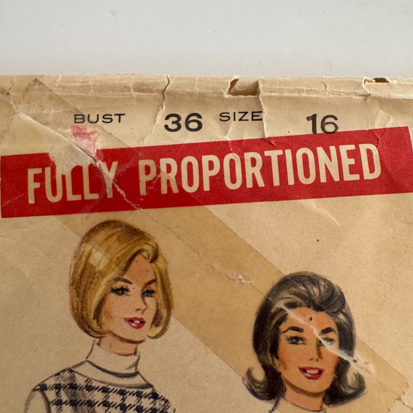 Butterick Sewing Pattern 3114 Womens Proportioned Jumper 16 Bust 36 Vintage UC