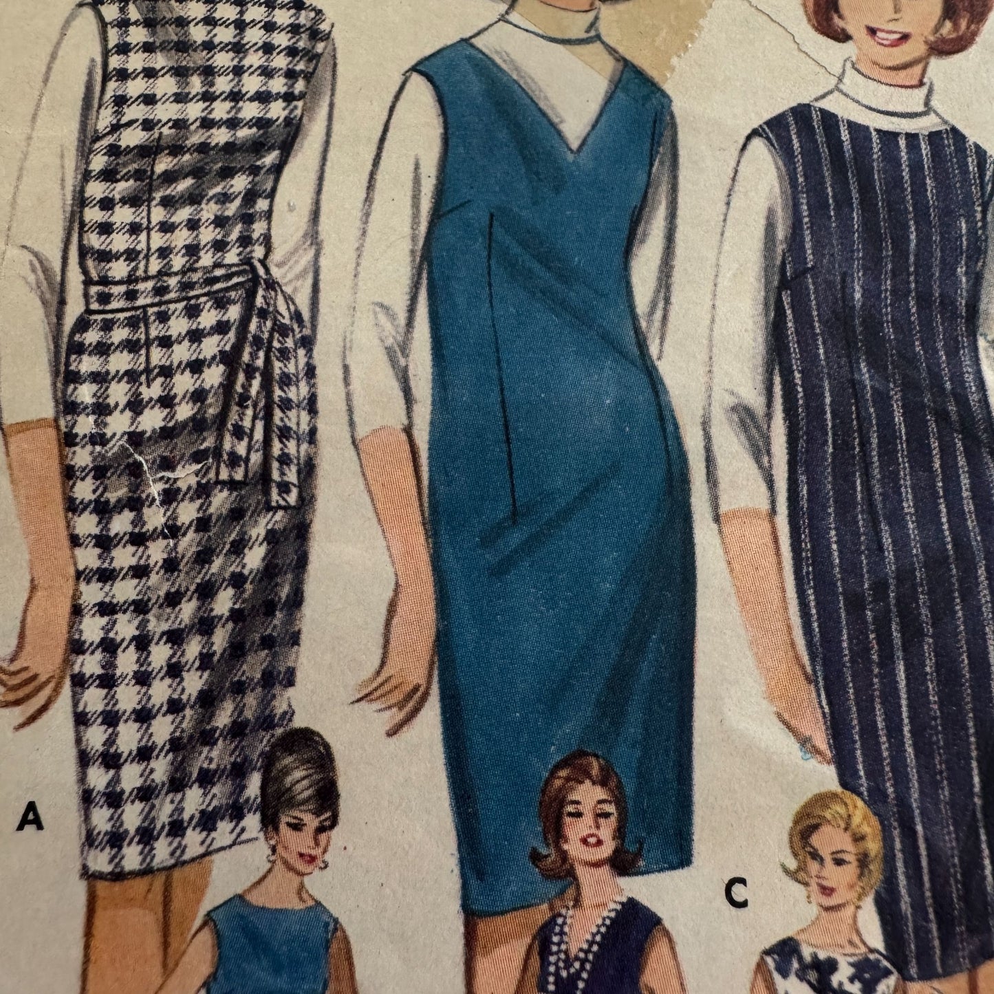 Butterick Sewing Pattern 3114 Womens Proportioned Jumper 16 Bust 36 Vintage UC