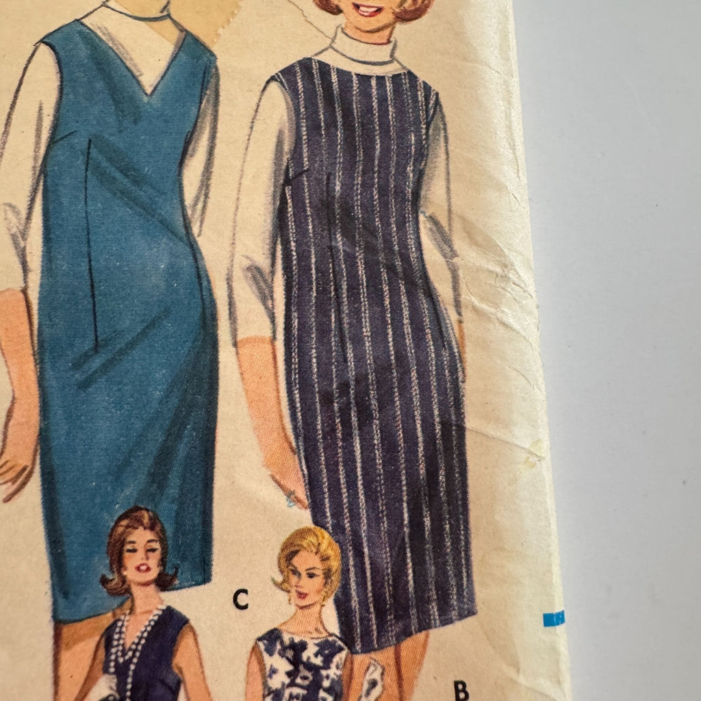 Butterick Sewing Pattern 3114 Womens Proportioned Jumper 16 Bust 36 Vintage UC