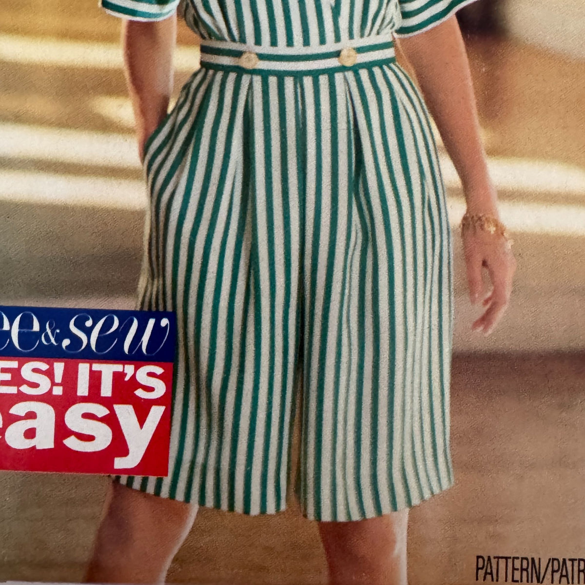 Butterick Sewing Pattern 6890 Summer Top and Culotte Dress Easy 90s 6-10 Uncut Vintage