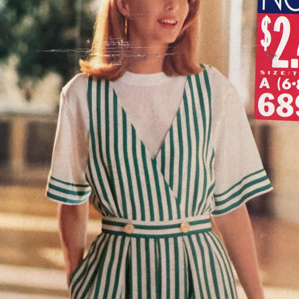 Butterick Sewing Pattern 6890 Summer Top and Culotte Dress Easy 90s 6-10 Uncut Vintage