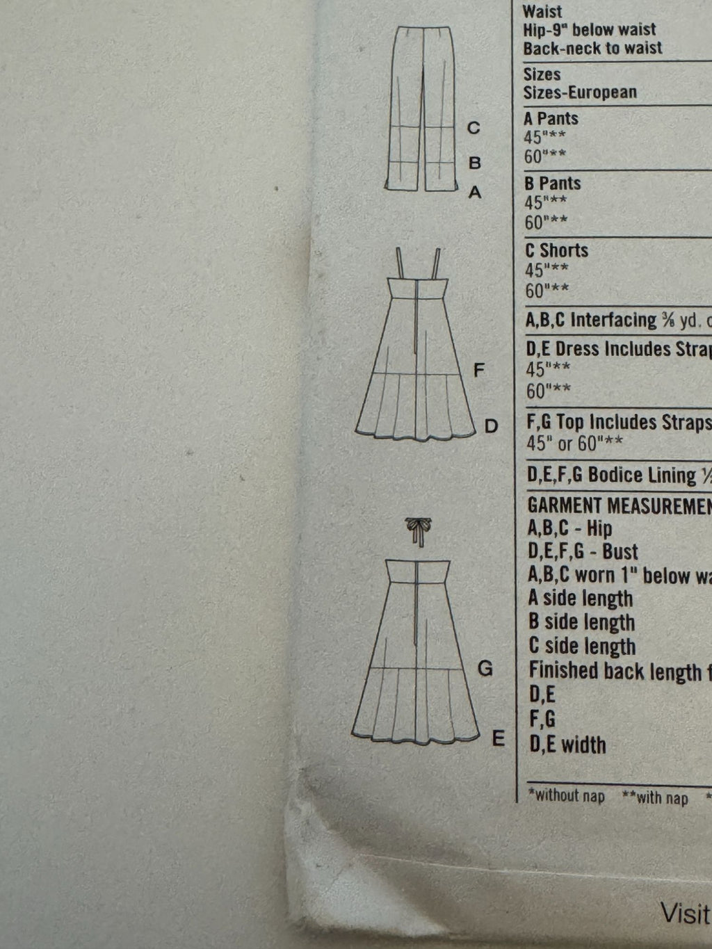 Simplicity Sewing Pattern 4999 Easy to Sew Pants Shorts Dress Top Outfit 12-18