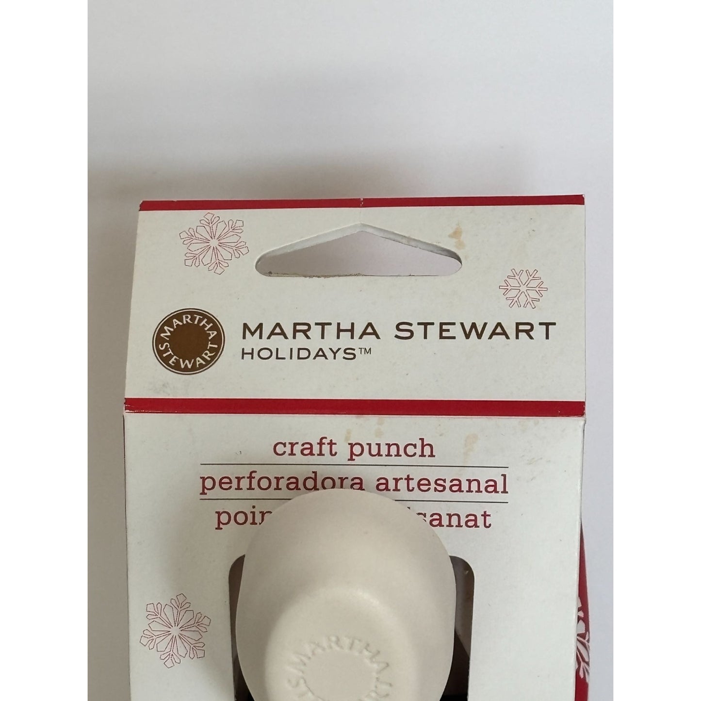 Martha Stewart Holidays Snowman Paper Punch Christmas Card Making Scrapbooking Large Craft