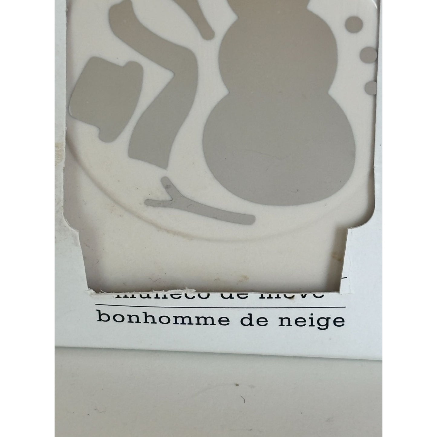 Martha Stewart Holidays Snowman Paper Punch Christmas Card Making Scrapbooking Large Craft