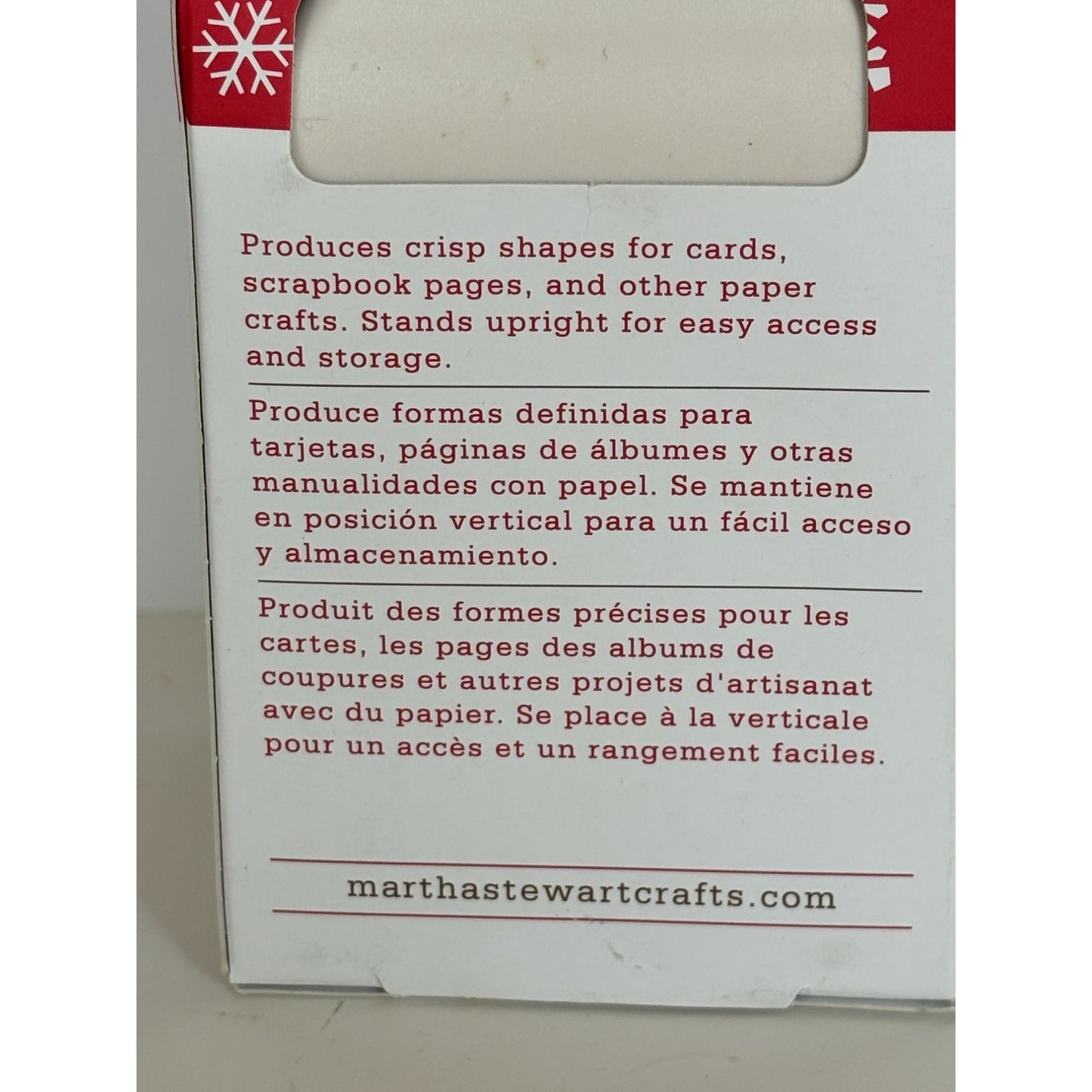 Martha Stewart Holidays Snowman Paper Punch Christmas Card Making Scrapbooking Large Craft