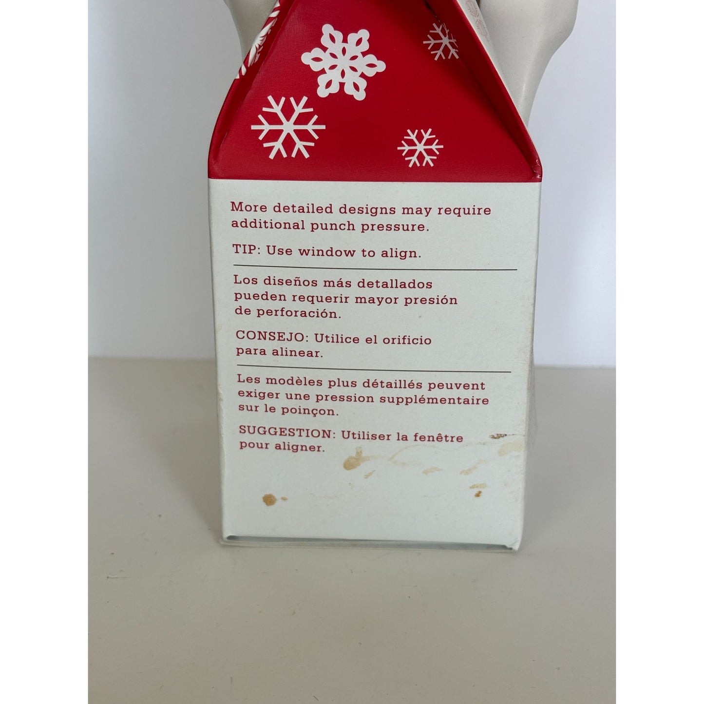 Martha Stewart Holidays Snowman Paper Punch Christmas Card Making Scrapbooking Large Craft