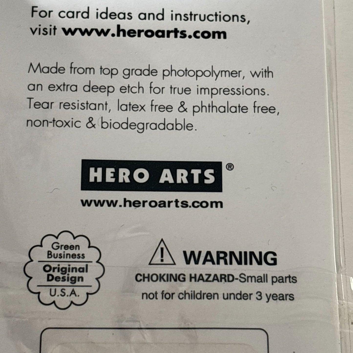 Hero Arts Sparkle Clear Hello Tree Stamps With Gem Embellishments For Scrapbooking & Cardmaking Photopolymer