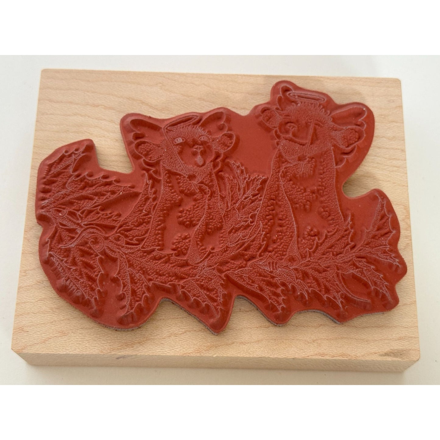 Stampa Rosa House Mouse Rubber Stamp Angel Delights Christmas Pageant Holiday