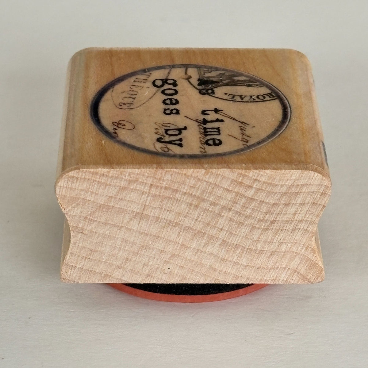 Inkadinkado Rubber Stamp As Time Goes By Birthday Card Making Words Sentiment Lifes Journey