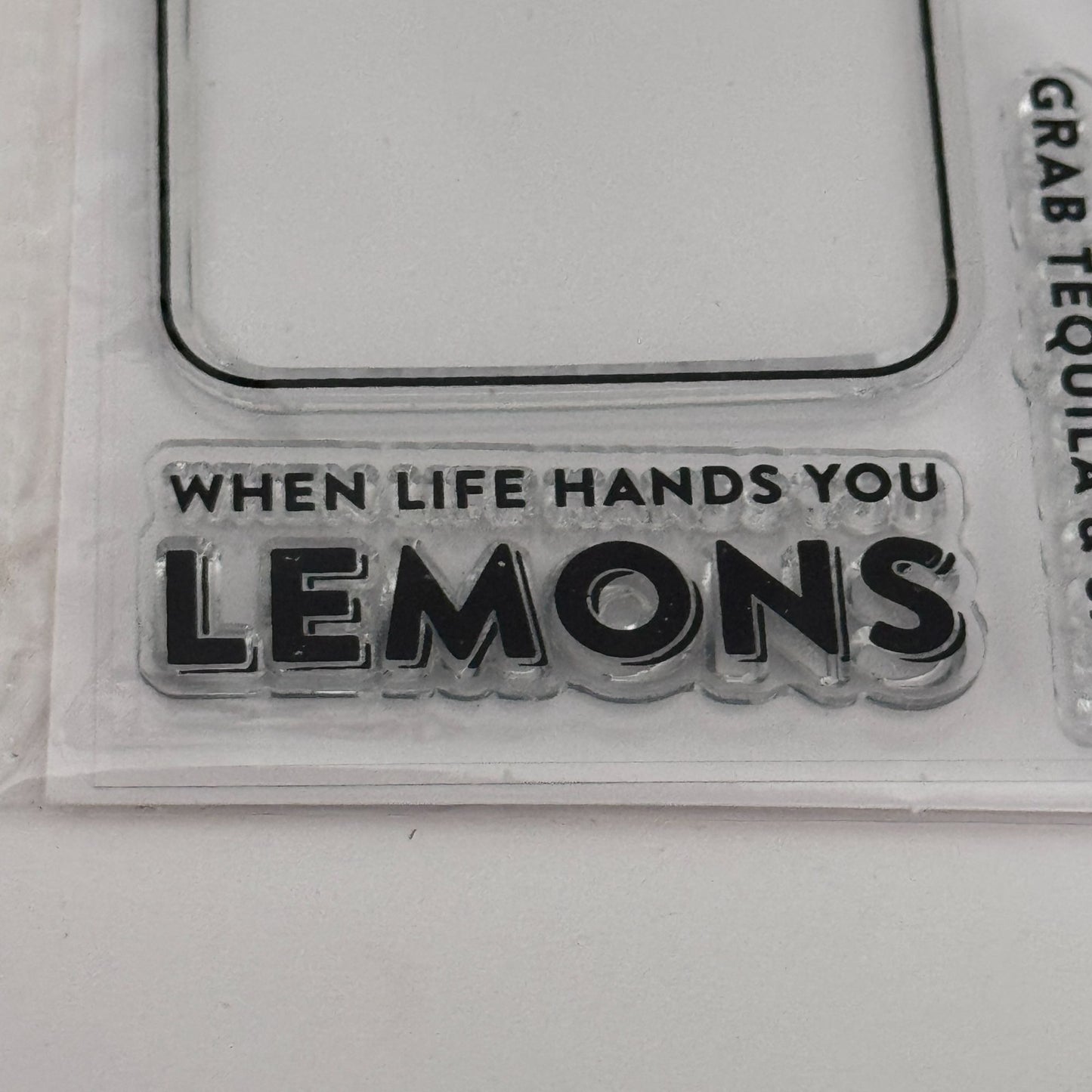 Hampton Art Jillibean Soup Clear Stamps Lemon Mason Jar Lemonade Summer Drink Straw Cardmaking