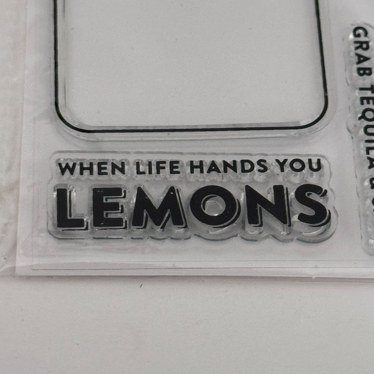 Hampton Art Jillibean Soup Clear Stamps Lemon Mason Jar Lemonade Summer Drink Straw Cardmaking