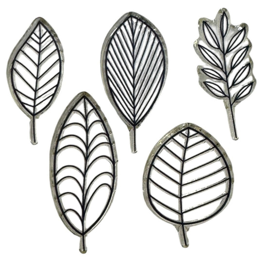 CTMH My Acrylix Acrylic Stamp Set Lovely Leaves Seasons Nature Fall Elm A1195
