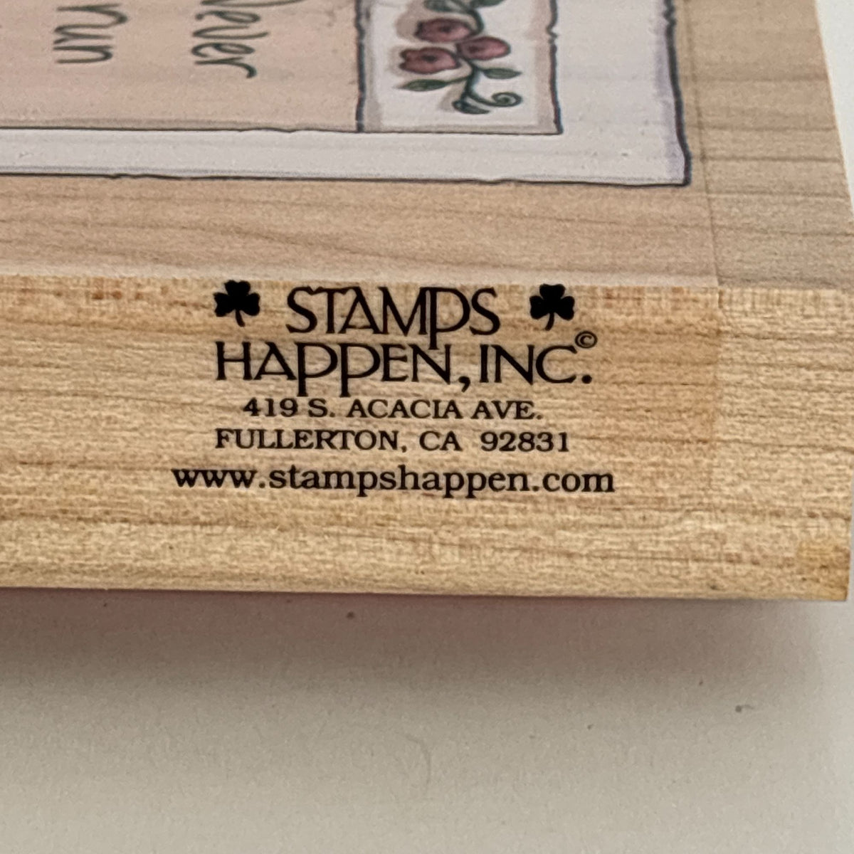 Stamps Happen Rubber Stamp Funny Never Run Faster Than Your Guardian Angel Words