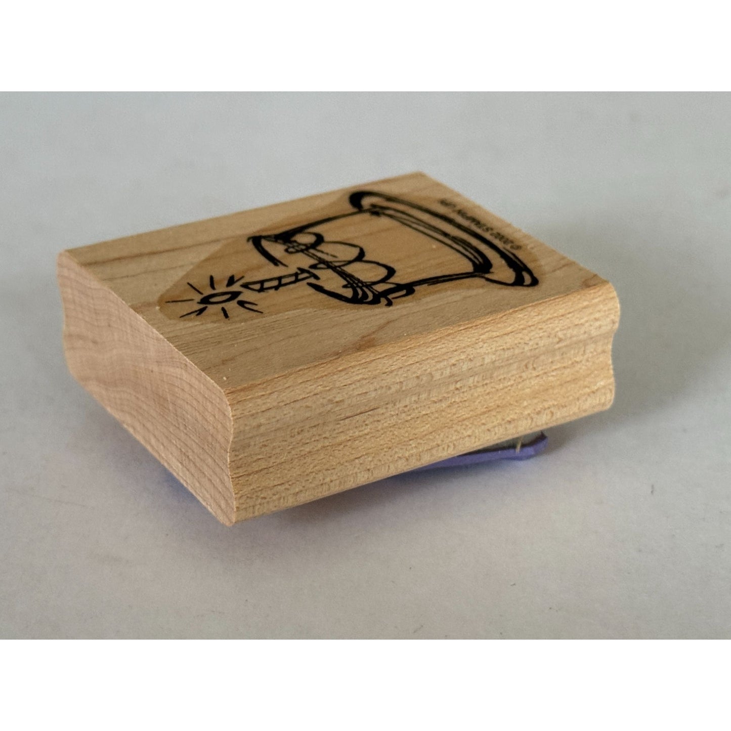 Stampin Up Rubber Stamp Birthday Cake Candle Craft Card Making