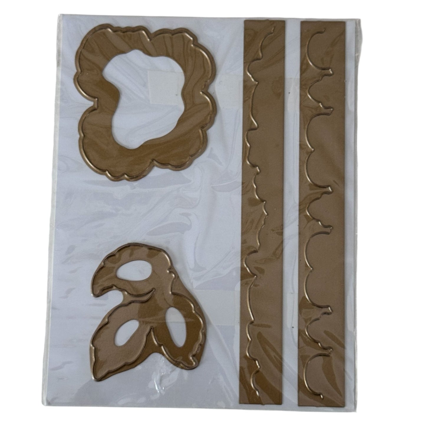 Anna Griffin Cuttlebug Metal Cutting Dies Set Garden Cuttings Floral Border Leaf Embossing