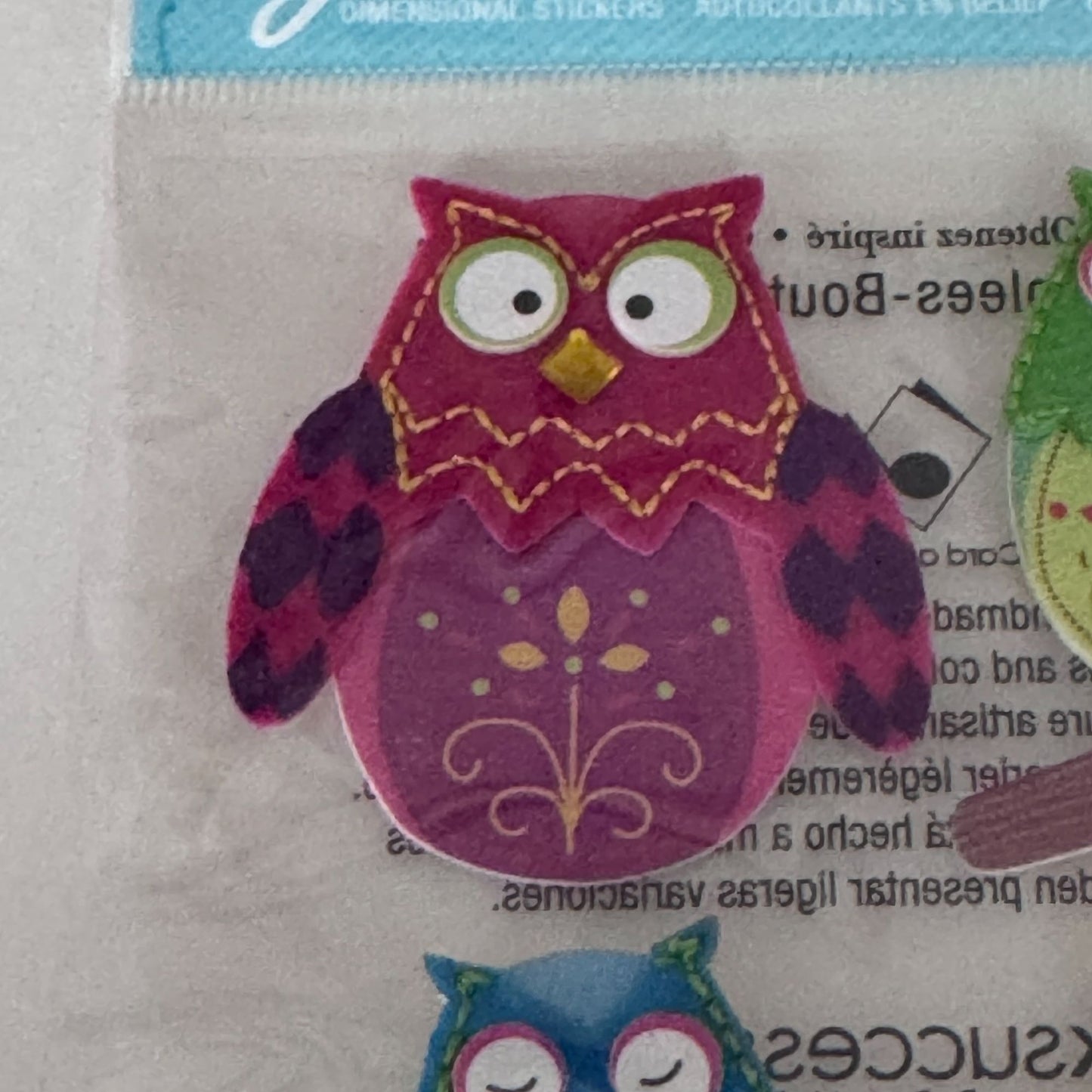 Jolees Boutique Owl Dimensional Stickers Scrapbook Embellishments Cute Woodland Craft