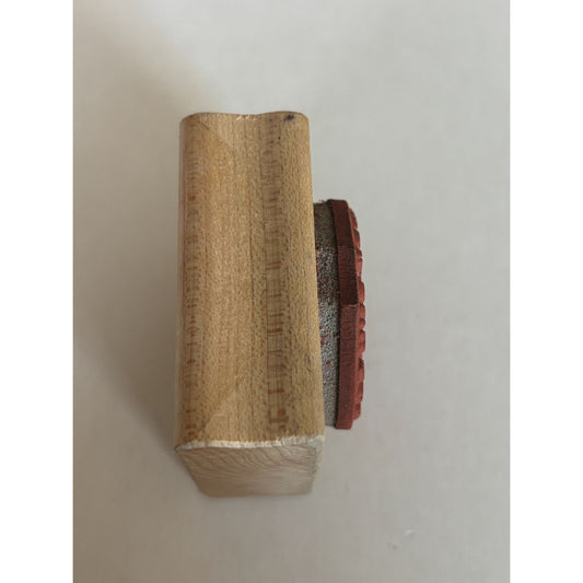 Christian Cross Rubber Stamp By His Stripes We Are Healed Wood Mounted Religious