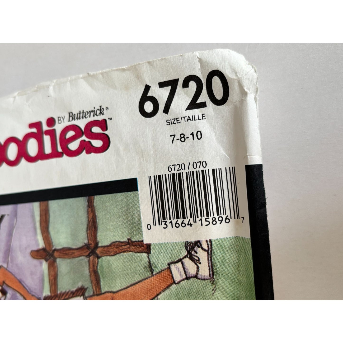 Butterick Busybodies Sewing Pattern 6720 Girls Western Outfit Cowgirl 7-10 Uncut
