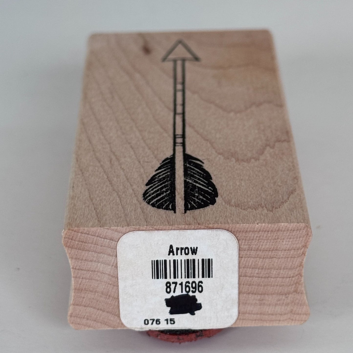 Paper Source Rubber Stamp Boho Tribal Arrow Feather Line Journal Scrapbooking Cardmaking Craft