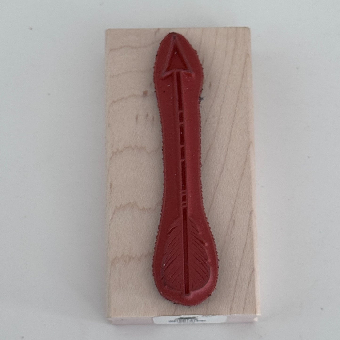 Paper Source Rubber Stamp Boho Tribal Arrow Feather Line Journal Scrapbooking Cardmaking Craft