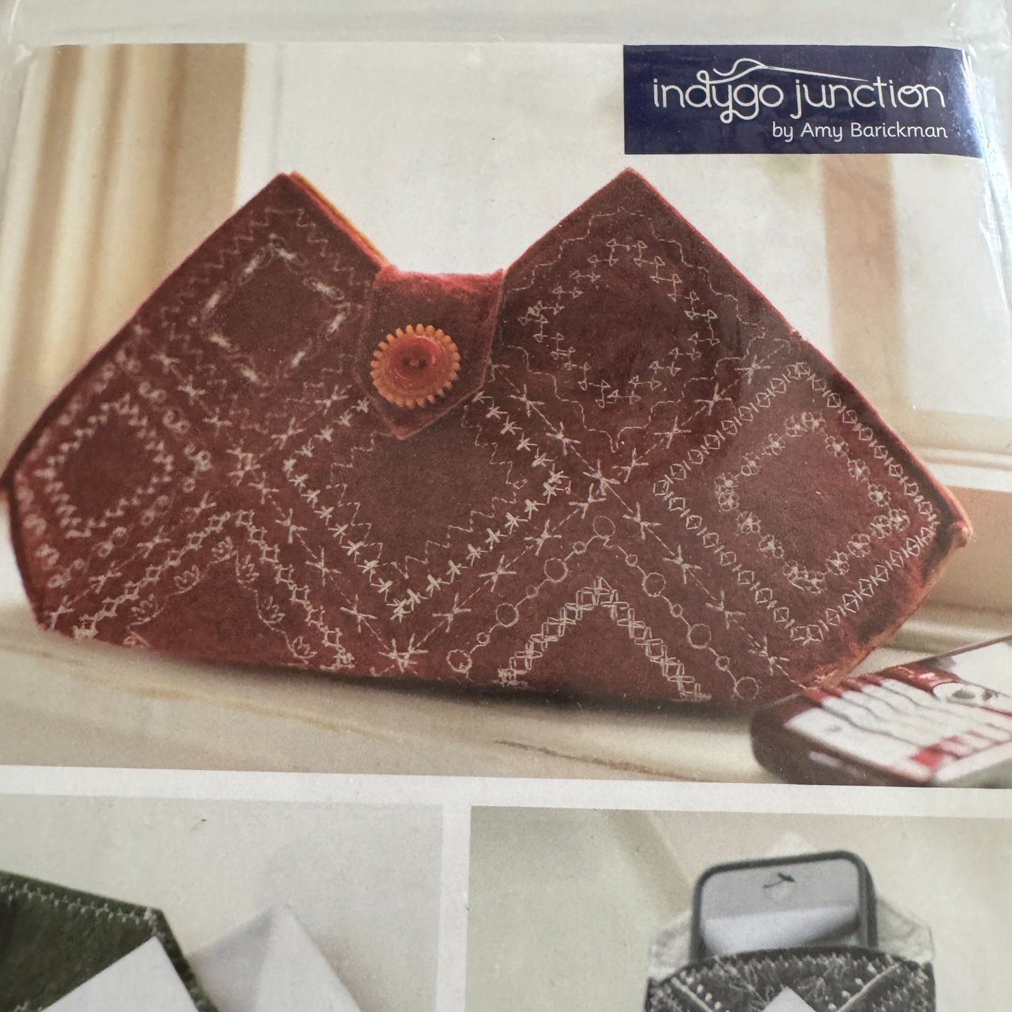 Indygo Junction Sewing Pattern IJ905 Cleverly Stitched Cases Clutch Phone Pouch