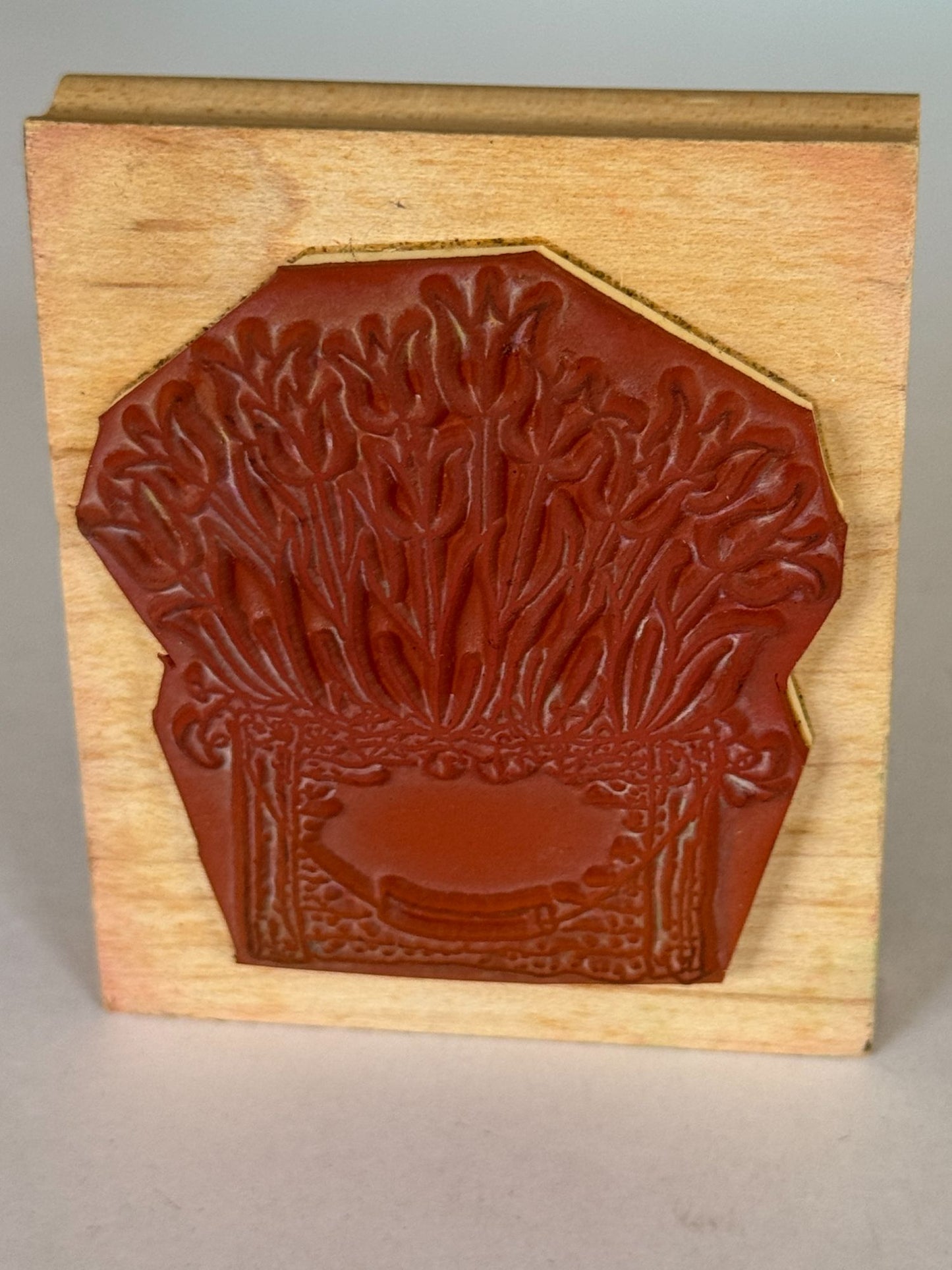 Holly Berry House Stamp Tulip Flower Box Spring Easter Big Card Making Craft