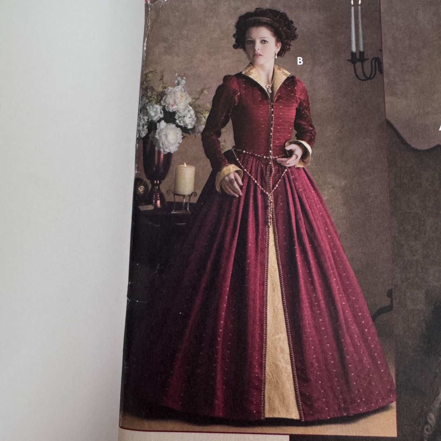 Simplicity Sewing Pattern 3782 Elizabethan Costume Tudor Gown Dress 14-20 Andrea Schewe Uncut Historical