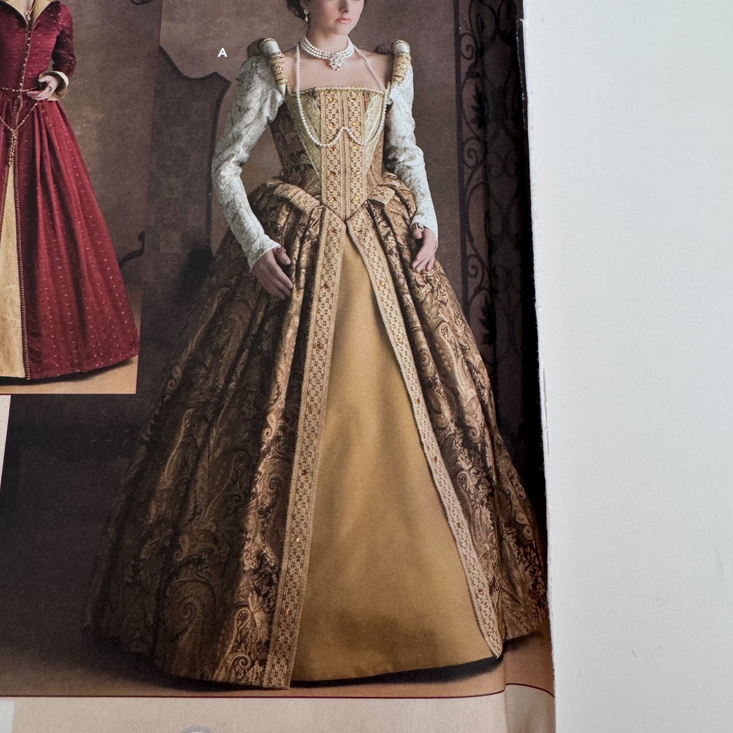 Simplicity Sewing Pattern 3782 Elizabethan Costume Tudor Gown Dress 14-20 Andrea Schewe Uncut Historical