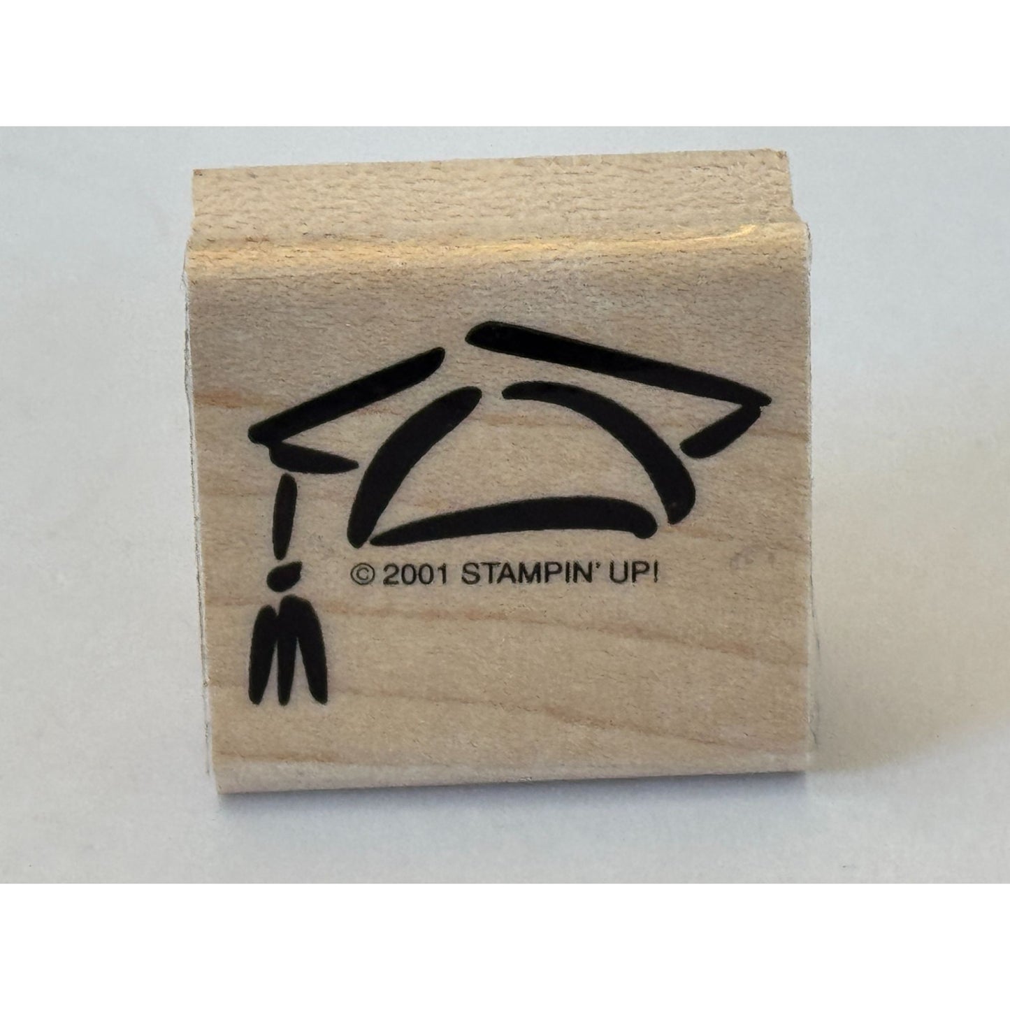 Stampin Up Graduation Cap Hat with Tassel Grad School Academics Learn Cardmaking