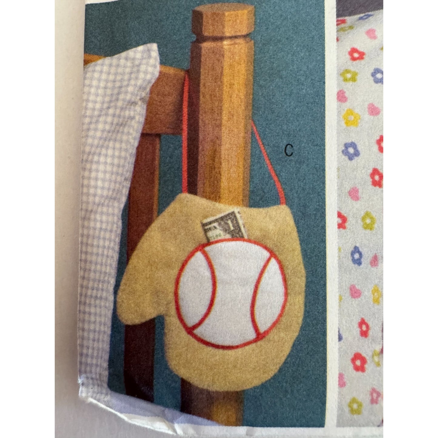 Butterick B4477 Tooth Fairy Pillow Sewing Pattern Dentist Baseball Glove Doll Flower
