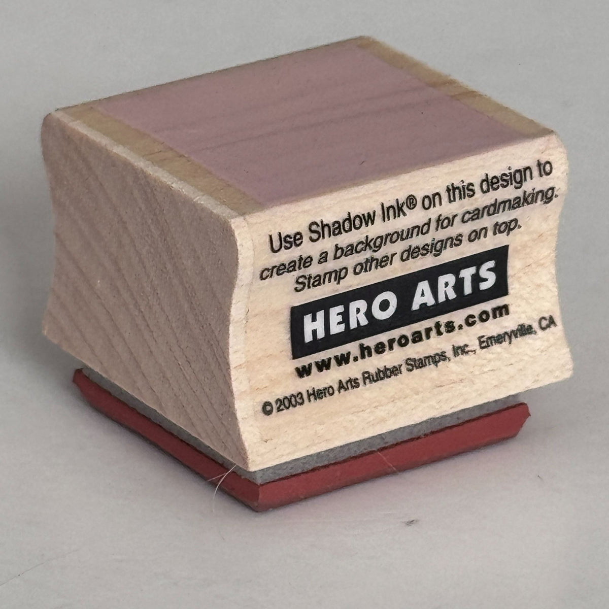 Hero Arts Rubber Stamp Small Straight Edged Square Shadow Cardmaking Shape Craft Scrapbooking Journaling