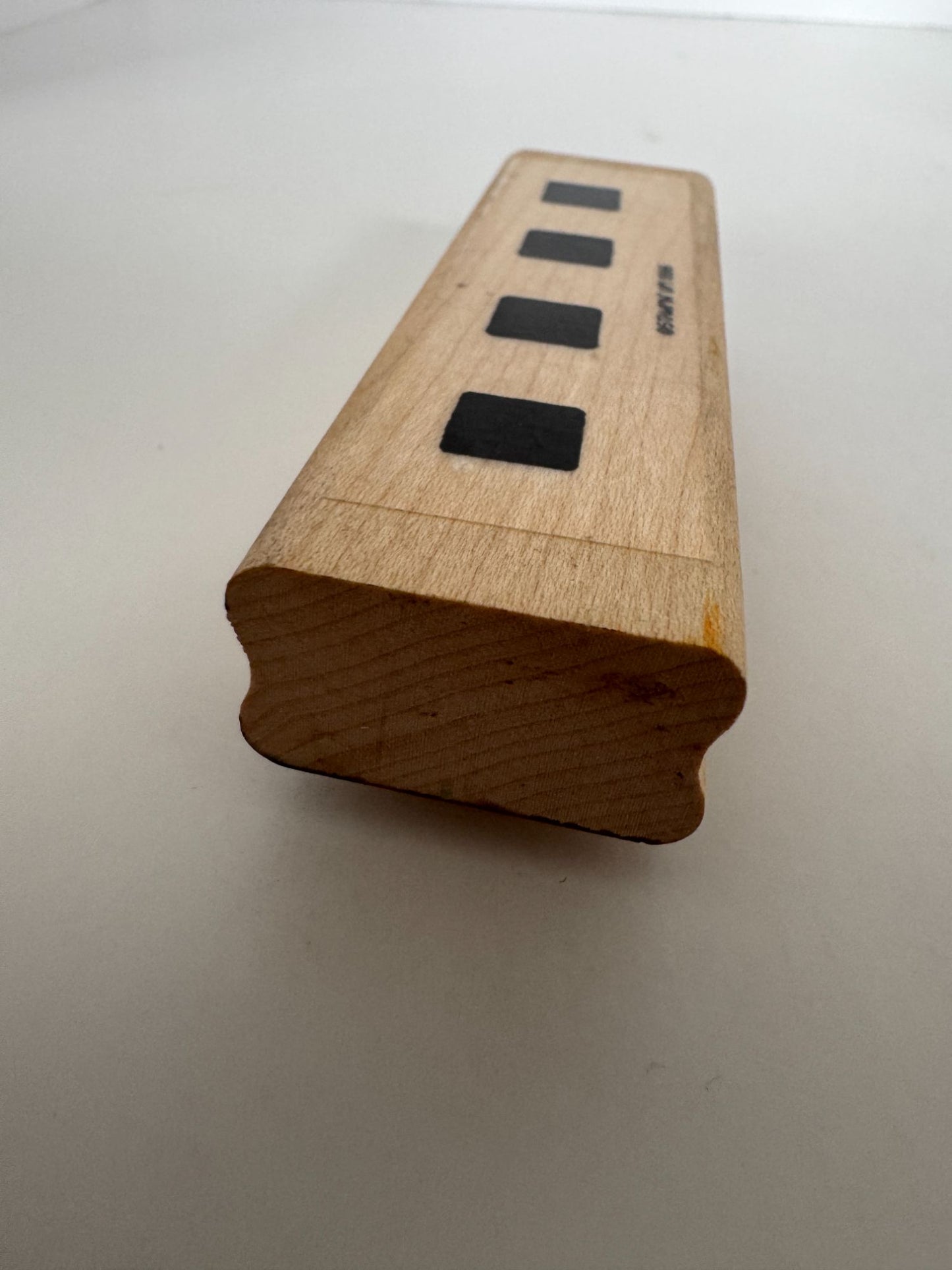 Stampin Up Wood Mounted Rubber Stamp Square Pattern Border Card Making Edge