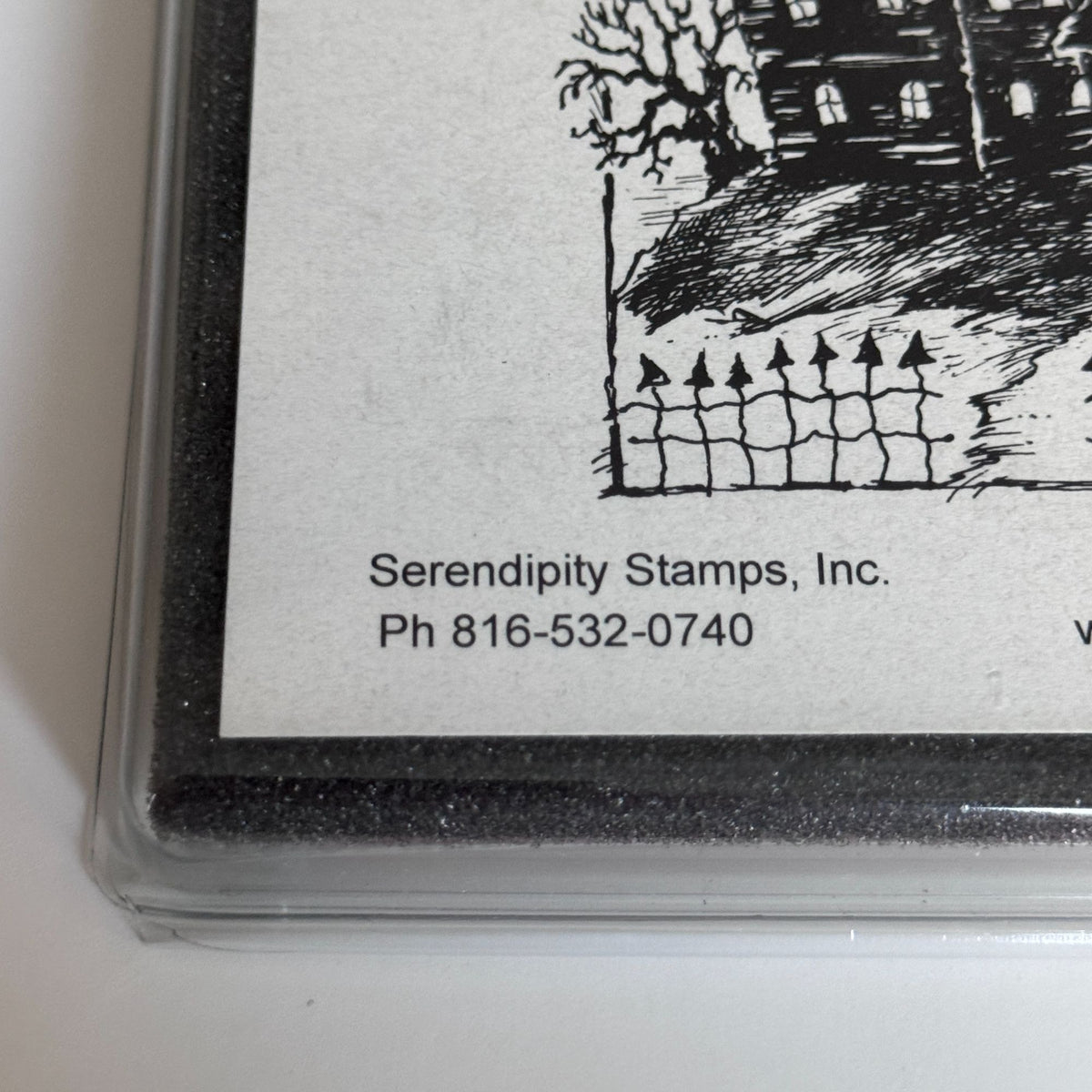 Creepy Haunted House Rubber Stamp Set Serendipity Stamps Halloween Cardmaking Mansion Fall