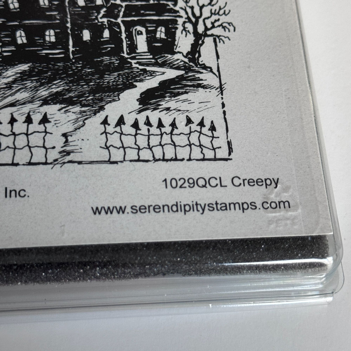 Creepy Haunted House Rubber Stamp Set Serendipity Stamps Halloween Cardmaking Mansion Fall