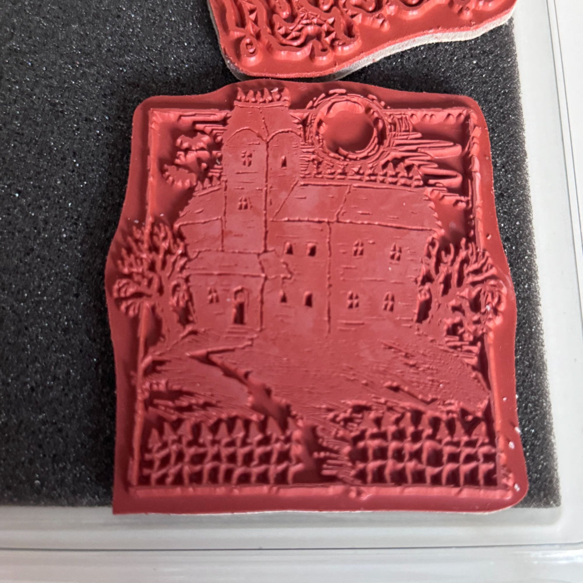 Creepy Haunted House Rubber Stamp Set Serendipity Stamps Halloween Cardmaking Mansion Fall