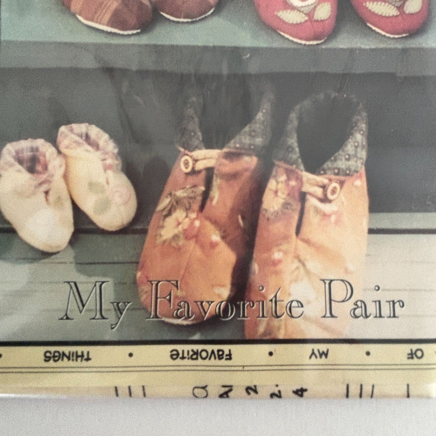 Favorite Things Sewing Pattern 037 Slippers Family Sizes Baby to Adult All Ages
