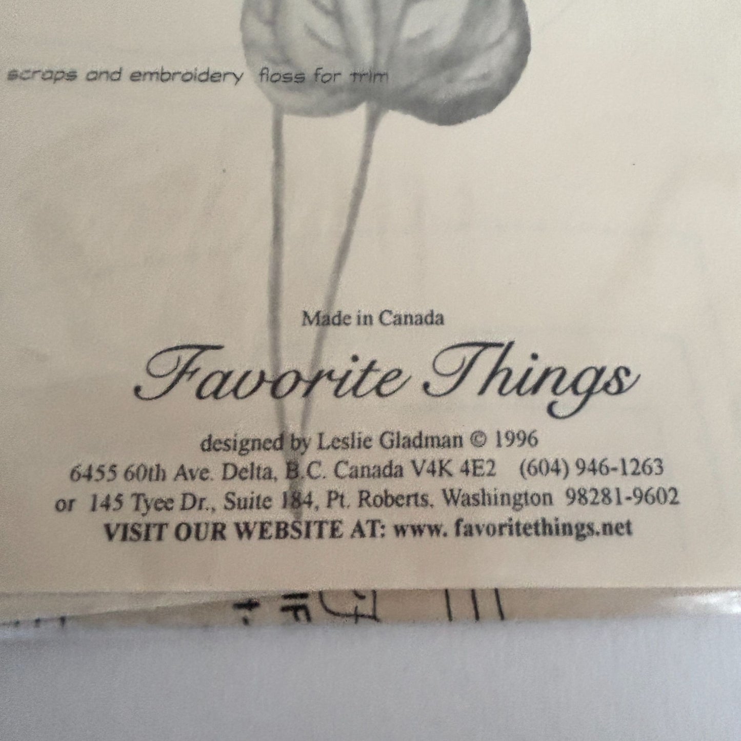 Favorite Things Sewing Pattern 037 Slippers Family Sizes Baby to Adult All Ages